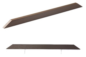 733-QA  再生プラスチック製打席仕切アップライトタイプ普及型